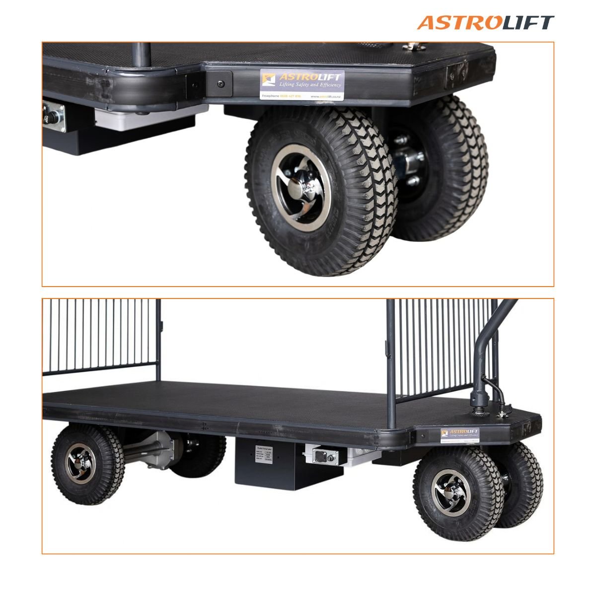 Buy Electric Platform with Fence in Tugs and Mobile Plafforms available at Astrolift NZ